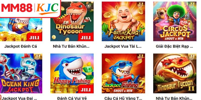 Bắn cá JiLi tại MM88 mang đến không gian giải trí đỉnh cao