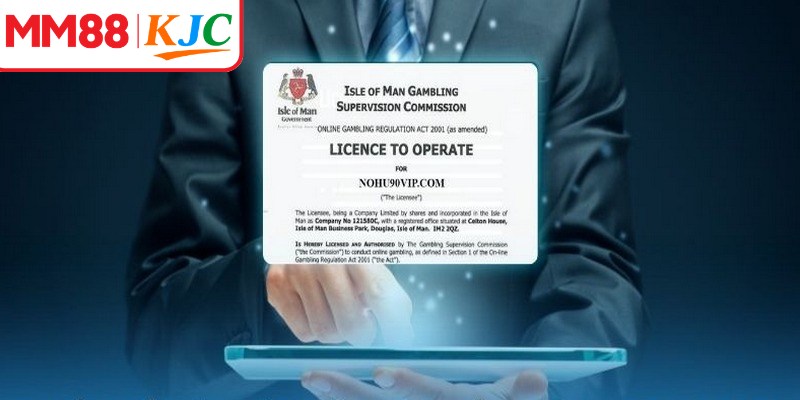 Giấy phép hoạt động là chứng nhận từ các cơ quan quản lý cờ bạc có thẩm quyền