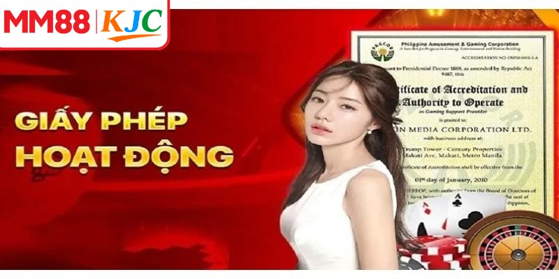 Những giấy phép hoạt động MM88 sở hữu hiện nay