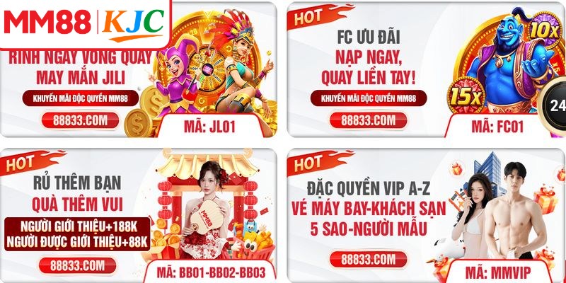 Tổng hợp các chương trình khuyến mãi nổi bật nhất tại MM88